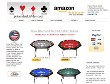 Tablet Screenshot of pokersharktables.com